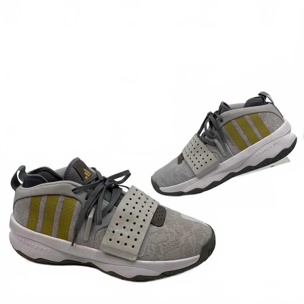 adidas Dame 8 EXTPLY Gray Gold Sneakers | Mens 11.5